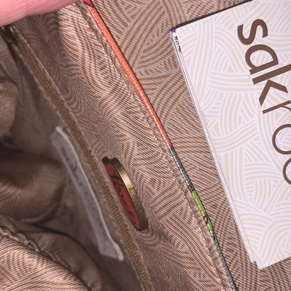 Sakroots flat cross body floral pink bag - Picture 6 of 9